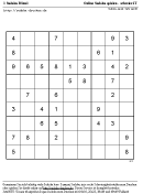 Druckseite mit 9x9 Sudoku